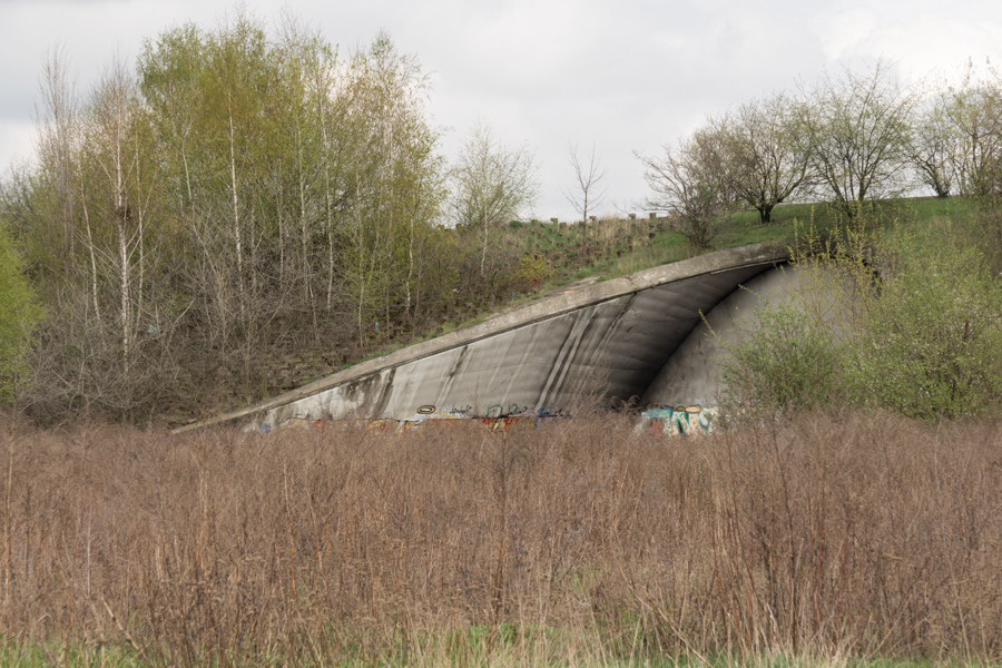 Interstices, Stadion im. Edmunda Szyca Digital photography, Poznan, April 2016.